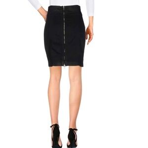 Banana Republic | Womens Black Midi Wool Blend Skirt w/ Back Zipper - Size 12
